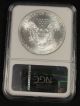 1998 American Silver Eagle Dollar Coin Rare Key Ngc Ms69 0 - 230 Silver photo 2