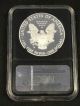 2008 W American Silver Eagle Coin Ngc Black Retro Slab Pf70 Ultra Cameo 4 - 021 Silver photo 1
