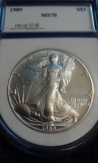 1989 Silver Eagle Silver Dollar 