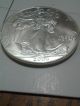 2000 Silver American Eagle 1 Oz.  999 Fine Silver Year Very Silver photo 3