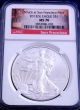 2013 (s) Ms 70 Ngc San Francisco Trolley Label American Silver Eagle - Perfect Silver photo 2