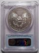 2012 - W Burnished Silver Eagle Dollar Pcgs Ms70 First Strike Flag Label Silver photo 1