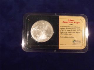 2004 Silver Eagle Dollar Coin Uncirculated photo