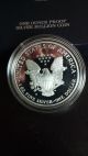 2001 W American Silver Eagle Proof With Silver photo 2
