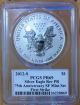 2012 - S American Eagle Silver Reverse Proof Pcgs Pr69 First Release Silver photo 1