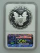 1999 P $1 Ngc Pf70 Ucameo (proof Silver Eagle) - Pf70 Rare.  999 Silver Bullion Silver photo 1