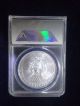 Anacs Ms70 2008 Silver Eagle First Day Of Issue Silver photo 1