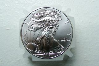 2014 1 Troy Oz.  999 Fine Silver American Eagle Silver Coin,  Silver Bullion Round photo