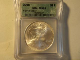 2000 American Eagle Silver Dollar Coin photo
