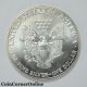 1987 U.  S.  One Dollar Silver Eagle Ch Bu (ccx2406) Silver photo 1