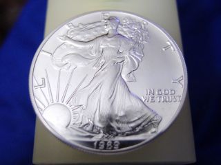 Roll20 - 1989 American Silver Eaglecoins 1oz.  999 Fine Silver Mc/bu photo