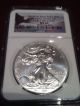2013 (w) Ngc Ms - 69 American Silver Eagle Early Releases Struck At West Point Silver photo 1