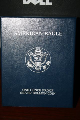 2002 Silver Proof Eagle W - Key Date Low Mintage photo