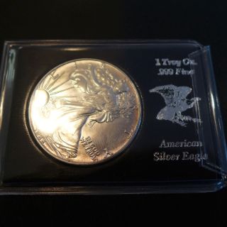 1988 American Silver Eagle 1 Troy Oz.  999 Fine photo