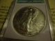 1986 Silver Eagle Graded Ms70 W/ Certificate Of Authenticity (no Toning) Ngcs Silver photo 9