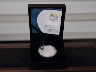Silver Coin Brazil,  2016 Olympic Games - Mint/uncirculated photo