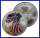 2000 American Eagle Silver Dollar,  1 Oz Fine Silver Painted & Colorized Coin Silver photo 3