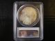 2003 Toned American Silver Eagle Pcgs Ms65 Old Pci Holder Target Bullseye Silver photo 2
