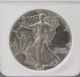 1987 Ngc Ms67 American Silver Eagle - Lustrous Silver photo 1