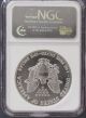 1987 Ngc Ms67 American Silver Eagle - Lustrous Silver photo 2