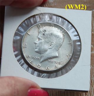Kennedy 1964p 1964 - P Half Dollar - - 90%.  900 Sterling Silver Us Coin (wm2) photo