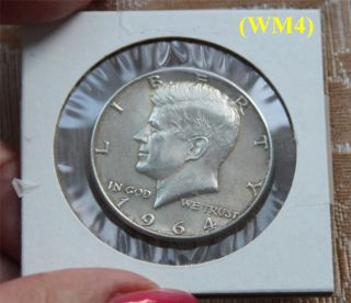 Kennedy 1964p 1964 - P Half Dollar - - 90%.  900 Sterling Silver Us Coin (wm4) photo