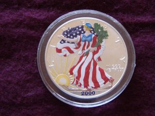 United States Silver Dollar,  2000 Bullion photo