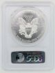2013 American Silver Eagle Dollar Ms70 Pcgs State 70 S/h Silver photo 1
