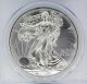 2013 American Silver Eagle Dollar Ms70 Pcgs State 70 S/h Silver photo 2