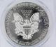 2013 American Silver Eagle Dollar Ms70 Pcgs State 70 S/h Silver photo 3