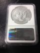 2014 W Silver Eagle Burnished Ngc Early Releases Ms 70 Silver photo 2
