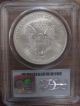 2000 - P U.  S.  Silver American Eagle Pcgs Graded Ms68 1 Oz Silver Coin Nr Silver photo 1