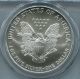 2006 Pcgs Ms69 $1 American Silver Eagle First Strike Silver photo 2