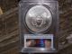 2011 S Silver Eagle 25th Anniversary Pcgs Ms70 First Strike Silver photo 3