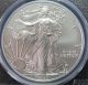 2012 - W Burnished Silver Eagle Pcgs Ms69 Silver photo 3