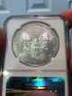2012 W Silver Eagle Ngc Ms70 Early Releases Burnished Silver photo 3