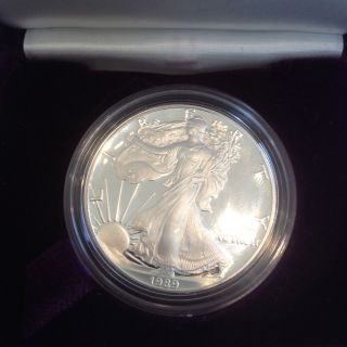 1989 One Ounce Silver American Eagle Dollar photo