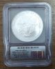 2007 Silver Eagle Ms70 Icg First Day Of Issue Take A Look Silver photo 1