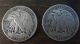Two 1942 Walking Liberty Silver Half Dollars 50c 90% Silver Silver photo 1