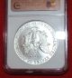 1992 American Silver Eagle Ngc Ms 69 Near Perfect Coin 1oz $1 Silver photo 4