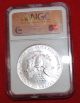 1992 American Silver Eagle Ngc Ms 69 Near Perfect Coin 1oz $1 Silver photo 5