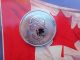 2014 Canadian Maple Leaf Coin.  9999 Fine Silver Silver photo 1