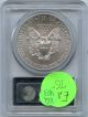2014 Pcgs Ms 70 First Strike American Silver Eagle Silver Foil Label - S1s Kq403 Silver photo 1