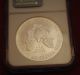 2002 American Silver Eagle Ngc Ms 69 Near Perfect Coin 1oz $1 Silver photo 7