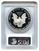1999 - P Silver Eagle $1 Pcgs Proof 69 Dcam American Eagle Silver Dollar Ase Silver photo 1