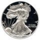 1997 - P Silver Eagle $1 Pcgs Proof 69 Dcam American Eagle Silver Dollar Ase Silver photo 2
