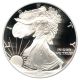 1995 - P Silver Eagle $1 Pcgs Proof 69 Dcam American Eagle Silver Dollar Ase Silver photo 2