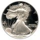 1990 - S Silver Eagle $1 Pcgs Proof 69 Dcam American Eagle Silver Dollar Ase Silver photo 2