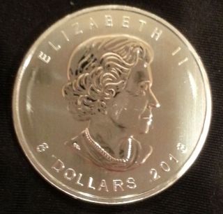 2013 Canadian 1 1/2 Oz Silver $8 Polar Bear Coin 99.  99% Ira Approved photo