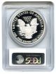 2008 - W Silver Eagle $1 Pcgs Proof 70 Dcam American Eagle Silver Dollar Ase Silver photo 1